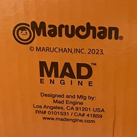 NEW Maruchan Ramen Package Ceramic Bowl Mad Engine New In Box - Picture 8 of 8